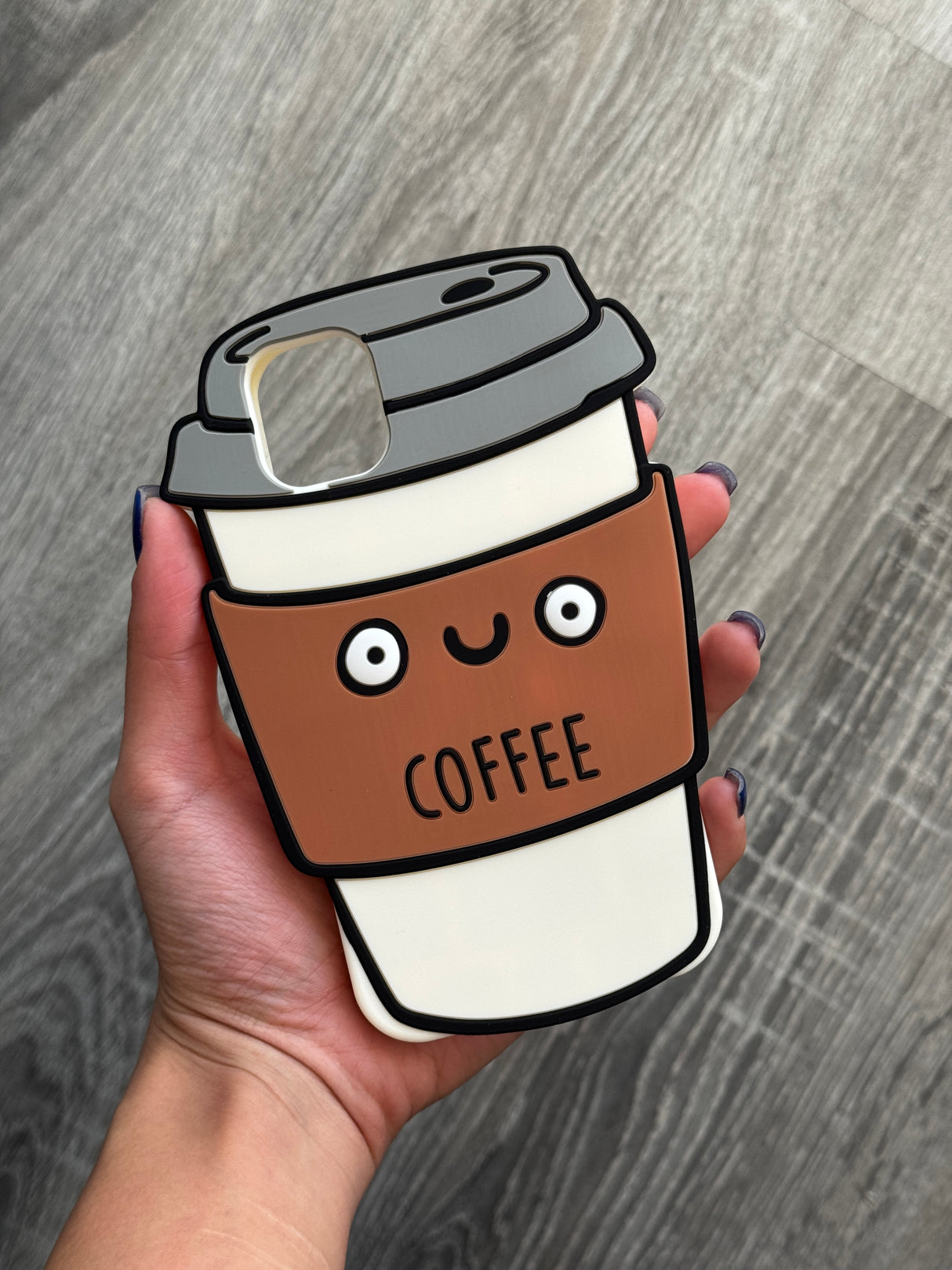 Case Coffee Patterned Design - iPhone 15 Pro Max Compatible