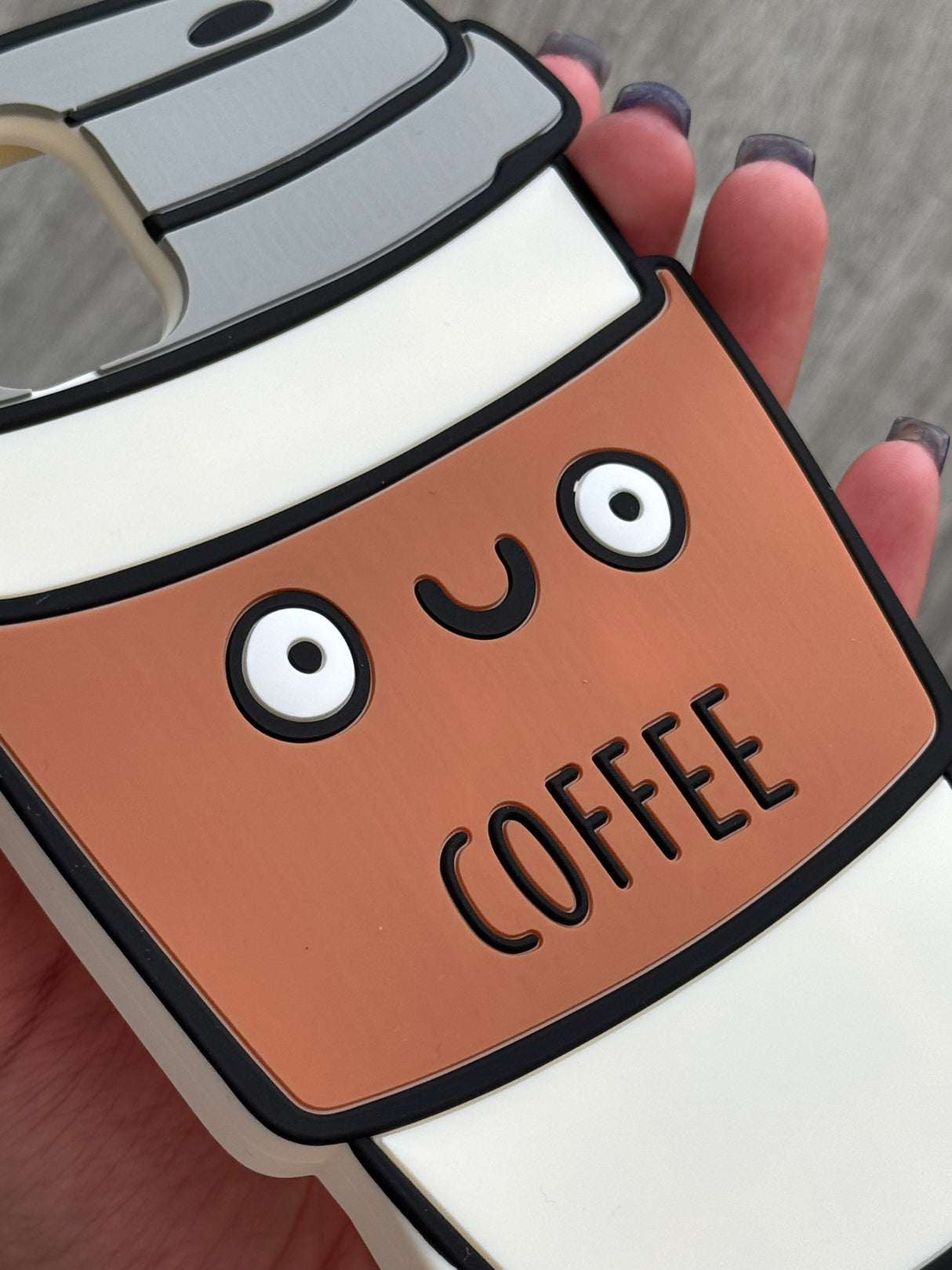 Case Coffee Patterned Design - iPhone 15 Pro Max Compatible