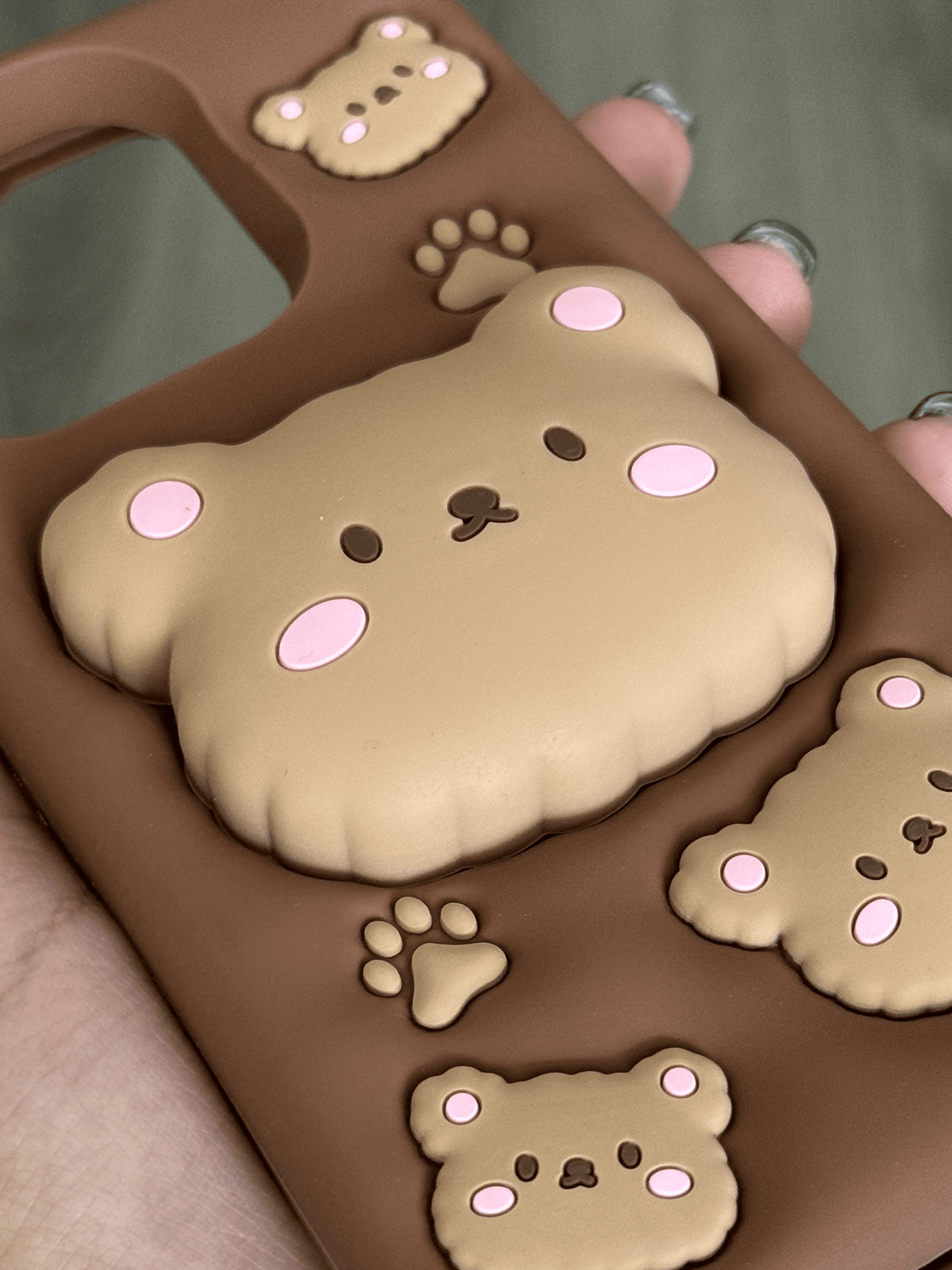 Case Brown Bear - iPhone 15 Pro Max Compatible