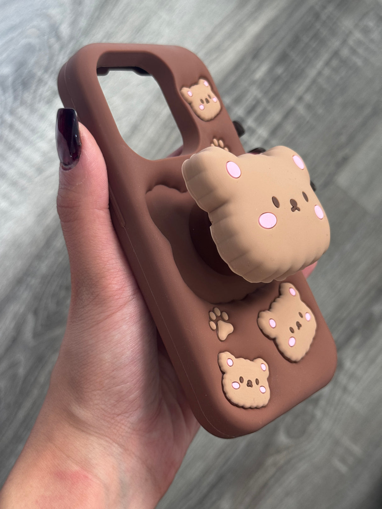 Case Bear Brown - iPhone 14 Pro Compatible