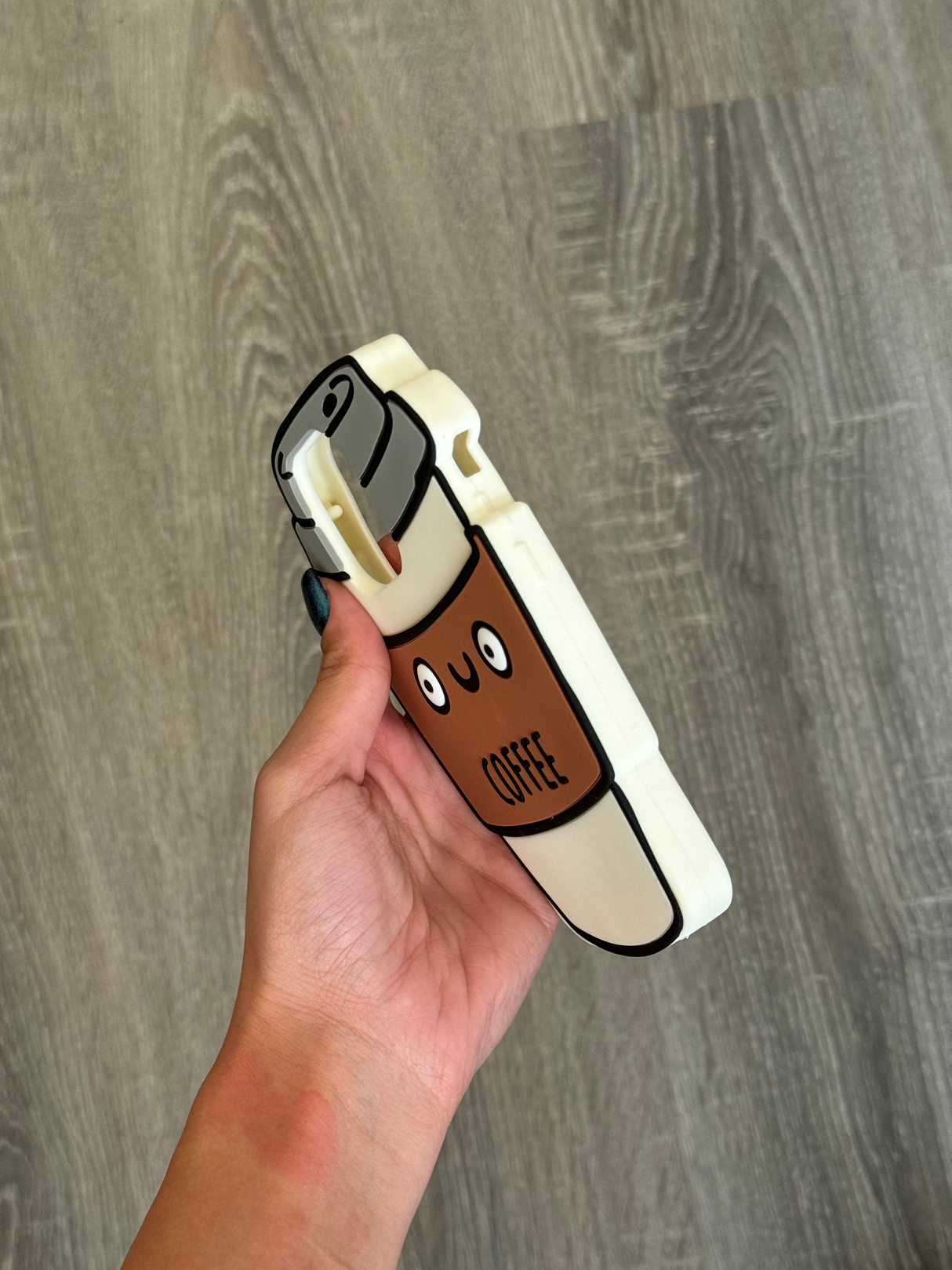 Case Coffee Patterned  Design - iPhone 15 Pro Max Compatible