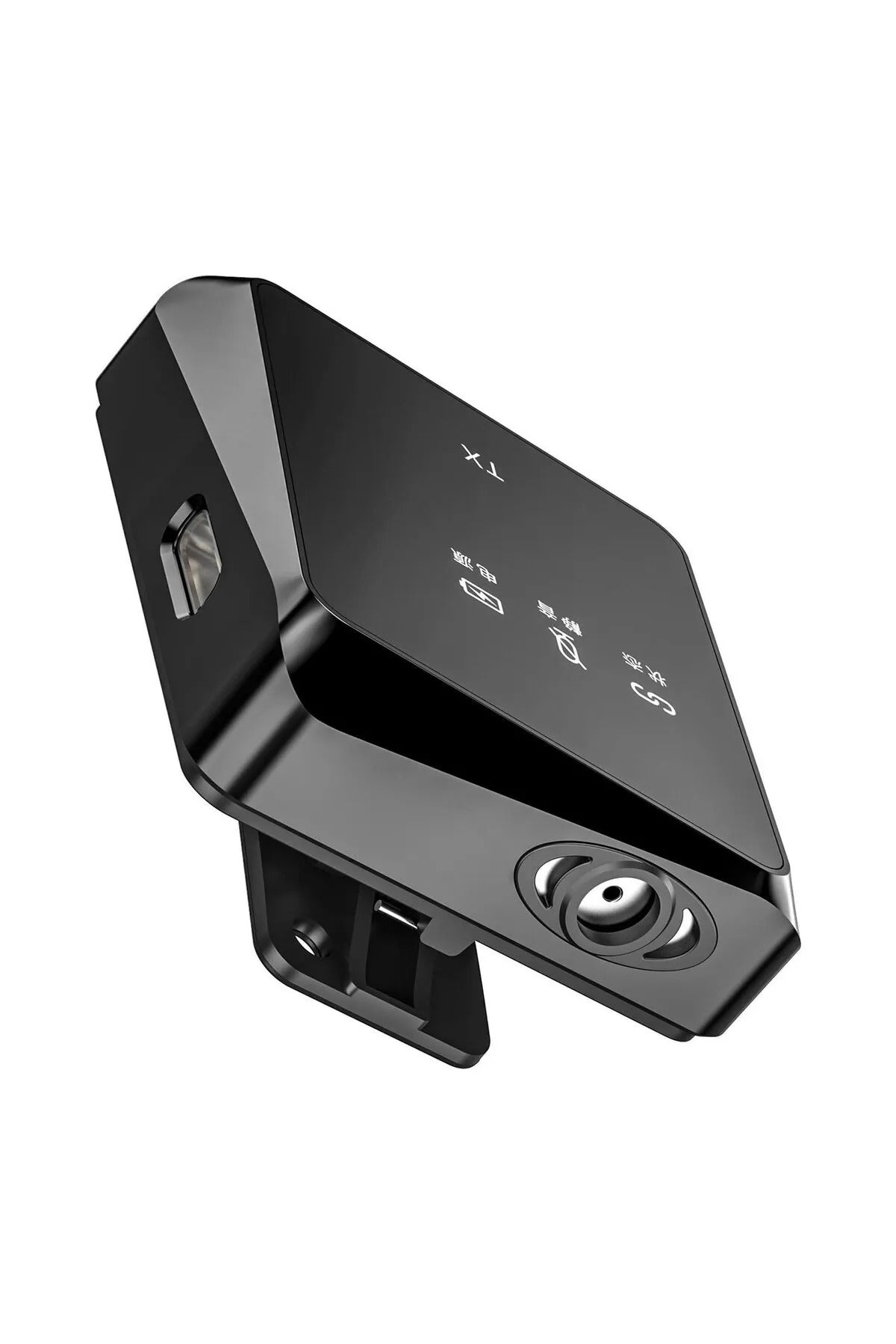 Microphone Wireless Lavalier - Black, Universal Compatibility