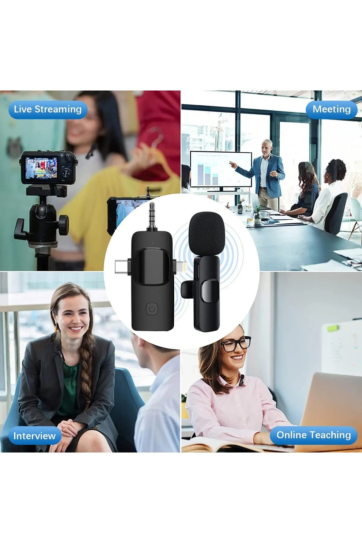 Microphone Wireless Lavalier Double - Onezero ZR564