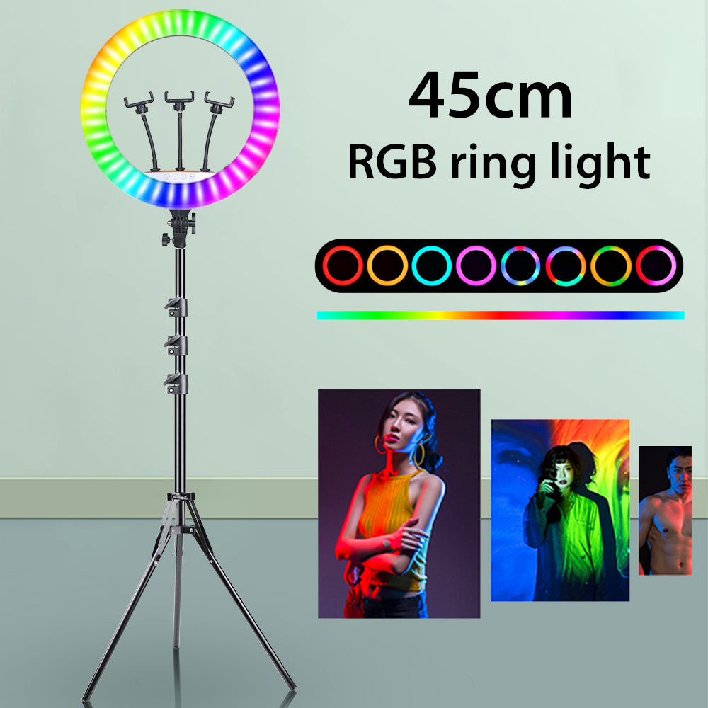 Halka Işık GLRTECH LJJ45 - RGB LED, 18 İnç (45cm) Mega Boyut