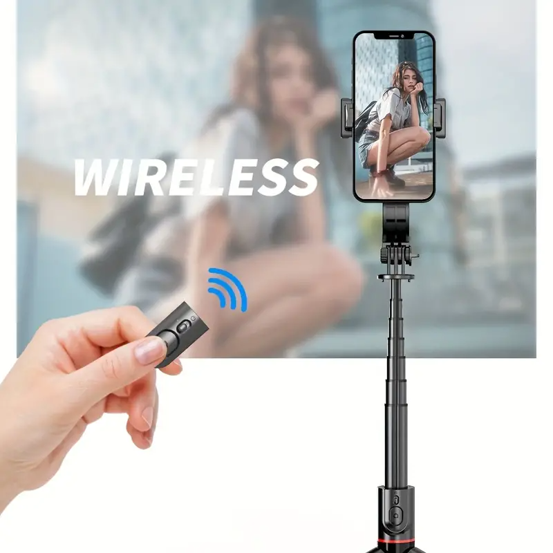 Tripod GLRTECH L12 - Wireless Selfie Stick, Aluminum, 106 cm