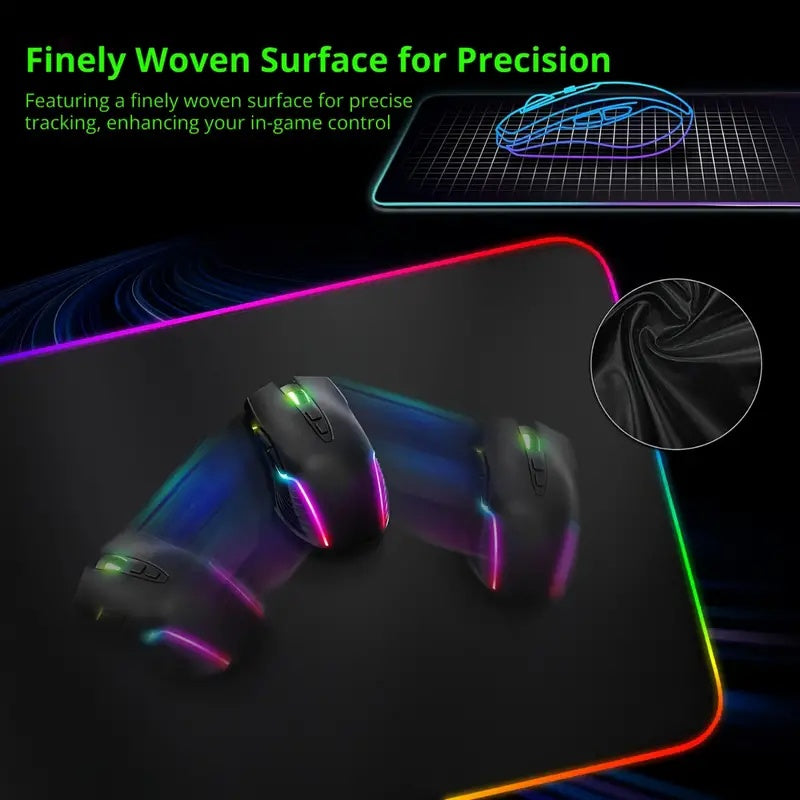 Gaming Mouse Pad RGB GMS-WT-5 - 30 x 80 cm
