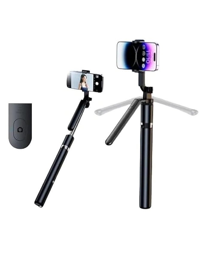 Tripod Wireless Selfie Stick GLRTECH R16 - Stainless Steel, 170CM