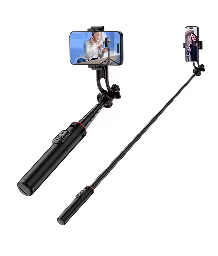 Tripod GLRTECH C12 - Wireless Selfie Stick, Stainless Steel, 131 cm