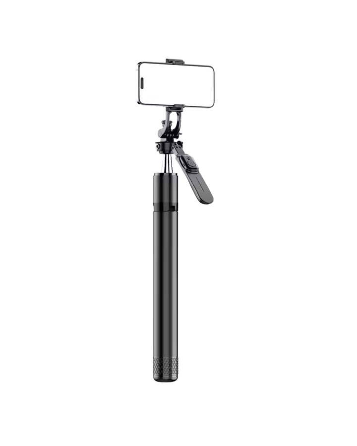 Tripod Wireless Selfie Stick GLRTECH C07 - Stainless Steel, 201CM