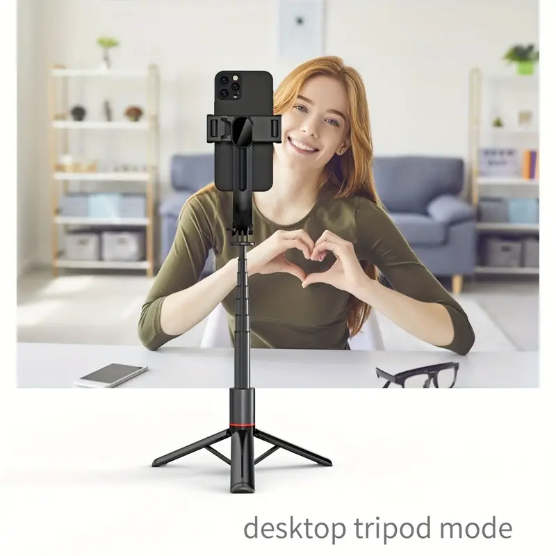 Tripod GLRTECH L12 - Wireless Selfie Stick, Aluminum, 106 cm