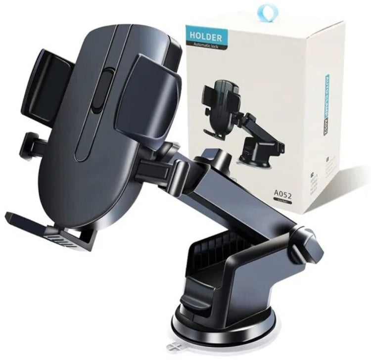 Telefon Tutucu Araç Montaj A052 - Siyah, Teleskopik Tasarım