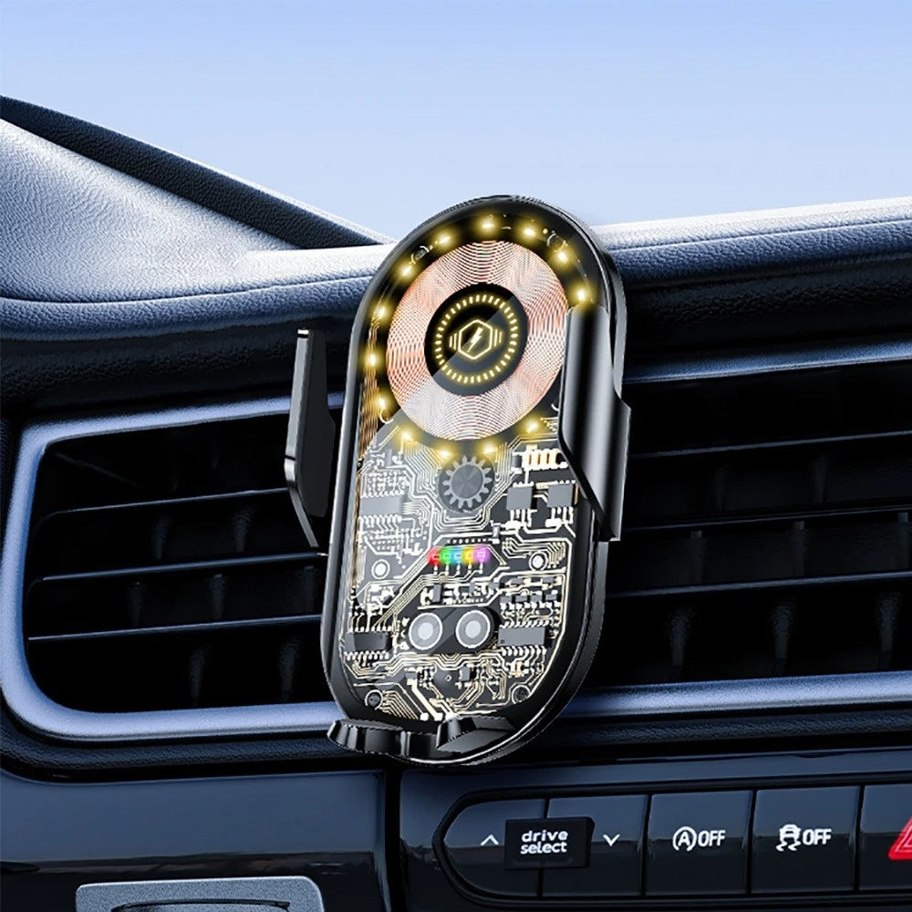 Araç İçi Kablosuz Telefon Tutucu - C13 Kablosuz Hızlı Şarj Braketi