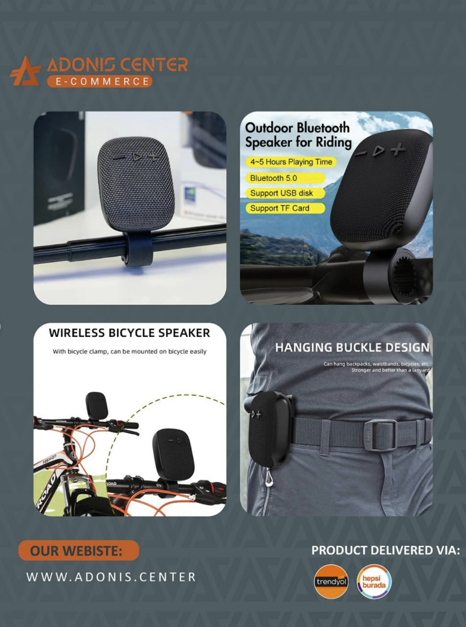 Speaker Wireless Bluetooth JRL Wind3