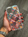 Case Transparent and Hologram Pillow Patterned Silicone - iPhone 16 Plus Compatible