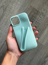 Case Lipstick Compartment Silicone - iPhone 13 Compatible, Rhode