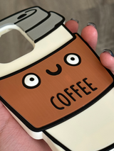 iPhone 13 Pro Compatible Coffee Case