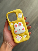 Case Rabbit Yellow - iPhone 15 Pro Compatible