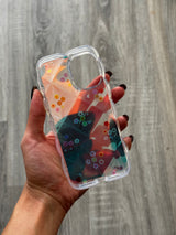 Case Transparent and Hologram Pillow Patterned Silicone - iPhone 16 Compatible