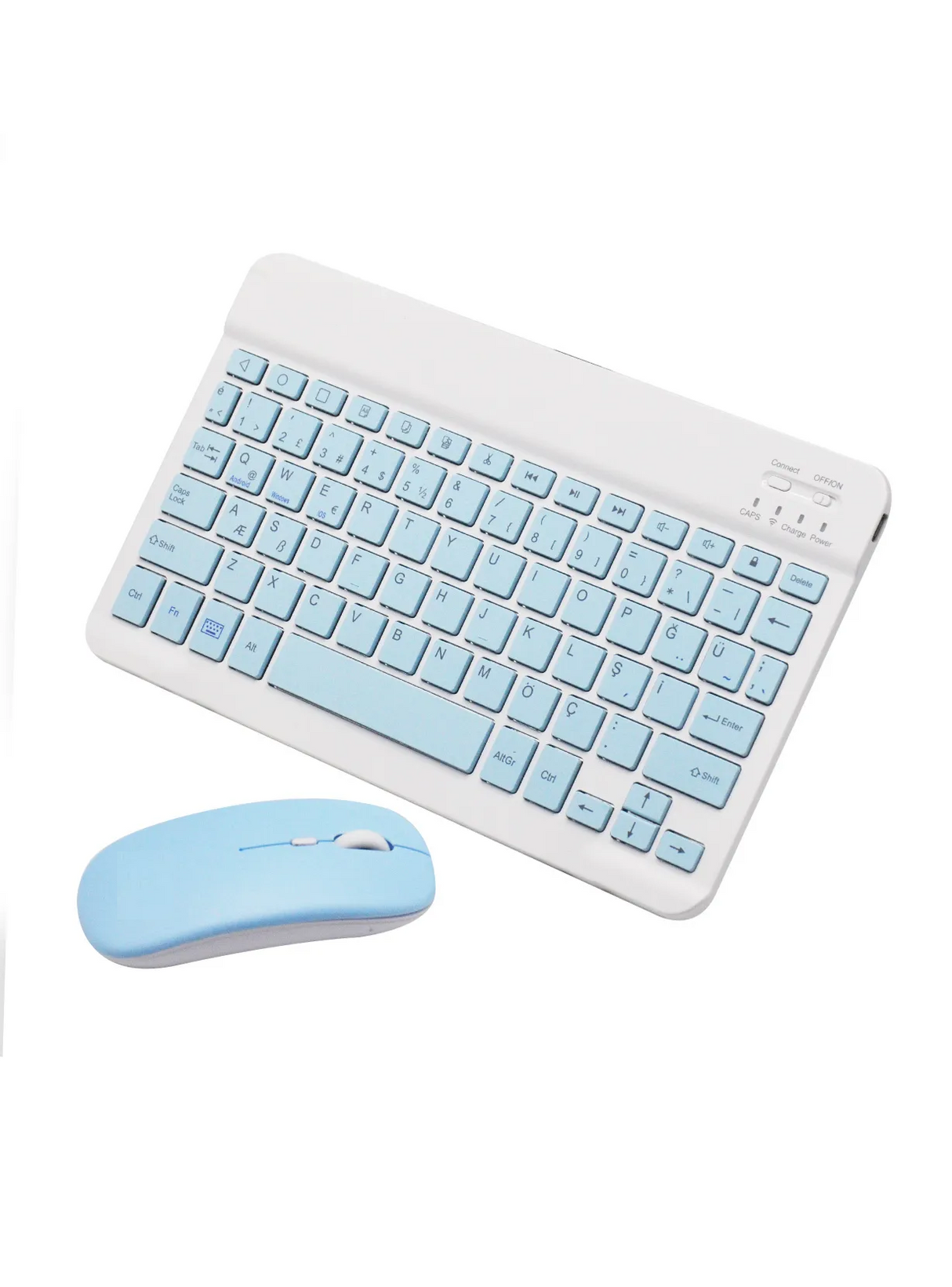 Wireless Bluetooth Rechargeable Mini Keyboard and Mouse Set ZR20KM