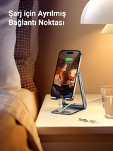 Phone Stand Adjustable Aluminum - Compatible with iPhone, Galaxy, Huawei, Xiaomi