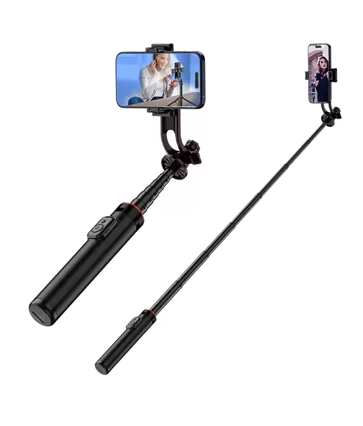 Tripod GLRTECH C12 - Kablosuz Selfie Çubuğu, Paslanmaz Çelik, 131 cm