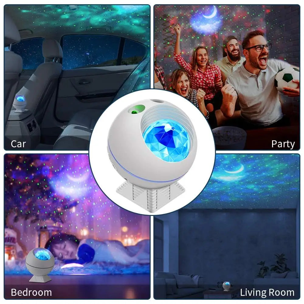 Projector Starry Sky Ceiling Night Star Galaxy Projector Starling Kid's Gift Children's Night Light Moon Lamp