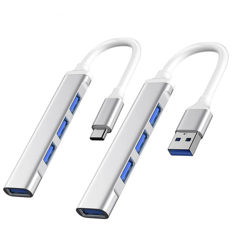 USB C HUB 3.0 Tip C 3.1 4 Port Çoklu Splitter Adaptörü OTG Xiaomi Lenovo Macbook Pro 13 15 Hava Pro PC Bilgisayar Aksesuarları