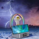 Magnetic Levitation Lamp Bluetooth Speaker Astronaut Home Creative Mini Radio Outdoor Home Decoration Floating Light Decoration