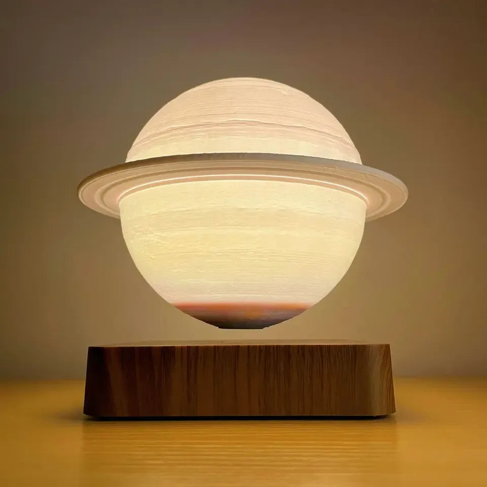 Manyetik Levitating Saturn Lamba Noel Hediyeleri Için Masa Işık Ev Dekor Manyetik Levitating Ay Lambası