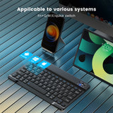 Mini Bluetooth Keyboard Wireless Keyboard Rechargeable For Phone Tablet Russian Spanish Keyboard For Android ios Windows