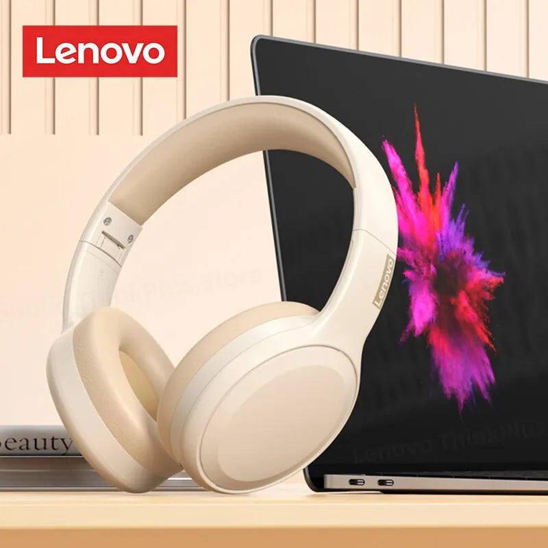 Lenovo TH30 kablosuz kulaklıklar Bluetooth 5.3 kulaklık katlanabilir oyun kulaklığı spor mikrofonlu kulaklık müzik kulakiçi 250mAh