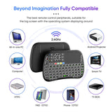 M9 Smart Wireless Mini Keyboard Bluetooth-compatible 2.4g Dual Mode Touchpad Colorful Backlight Keyboard