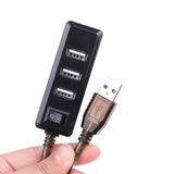 3M 4 Port USB 2.0 HUB Uzatma Kablosu Erkekten Dişiye Aktif Tekrarlayıcı Kablosuz Ağ Kartı Uzatma Kablosu USB Adaptörü