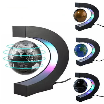 Yüzen Manyetik Levitasyonunun Küre Yenilik Topu Işık LED Dünya Haritası Elektronik Anti Yerçekimi Lambası Ev Dekorasyon Yaratıcı Hediyeler