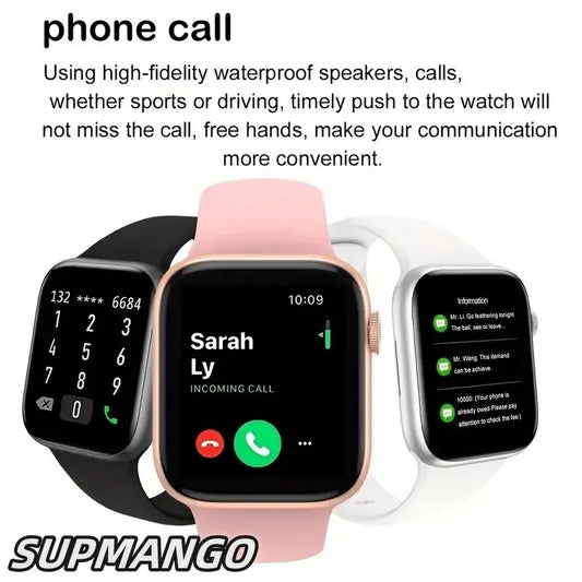 T168 Wireless Calling Smart Watch Make Answer Call Full Touch Sport Fitness SmartWatch For Women Men