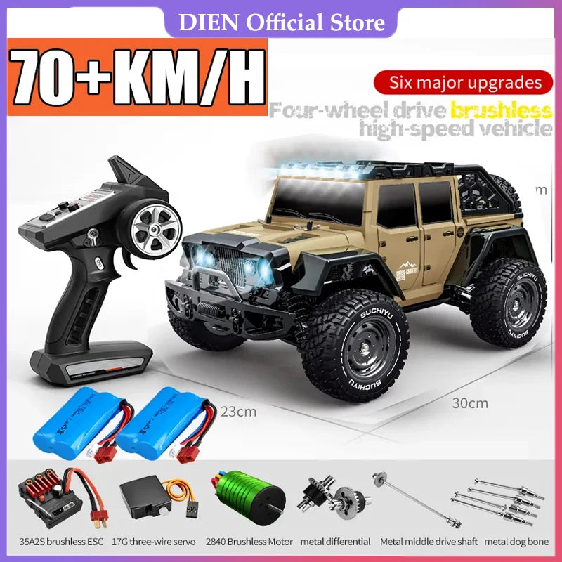 RC Car 16104PRO 70KM/H 4WD Electric High Speed Cars Off-Road Drift Remote Control Cart Children Toy Crawler Rc Drift Car