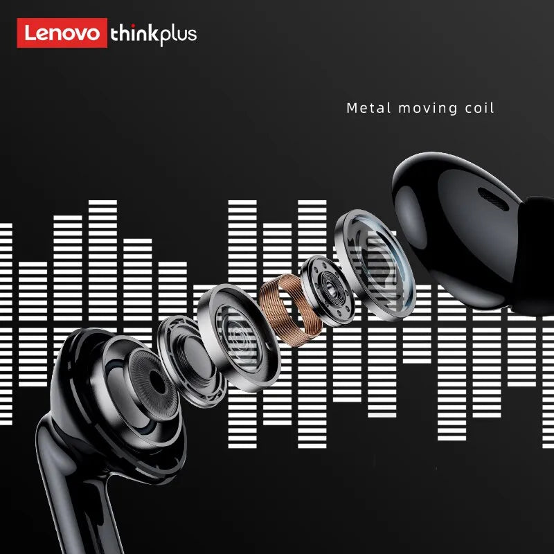 Orijinal Lenovo XT88 TWS Kablosuz Kulaklık Bluetooth 5.3 Çift MIC Stereo Gürültü Azaltma Bas HIFI Dokunmatik Kontrol Kulakiçi