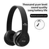 Stereo P47 Kulaklık 5.0 Bluetooth Kulaklık Katlanır Serisi Kablosuz Spor Oyun Kulaklık HuaWei XiaoMi için