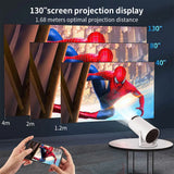 Salange MINI 4K Video Projector Smart for SAMSUNG Android 11 WiFi 200ANSI BT5.0 1280*720P HY300 for XiaoMi Outdoor Home Theater