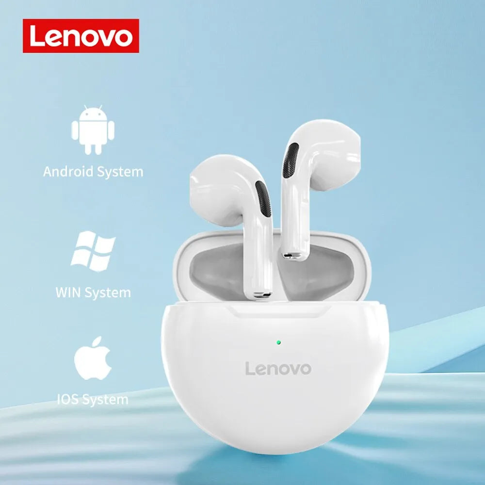 Lenovo Orijinal HT38 Bluetooth 5.0 TWS Kulaklık kablosuz kulaklıklar Su Geçirmez Spor Kulaklıklar Gürültü Azaltma mikrofonlu tekli kulaklıklar