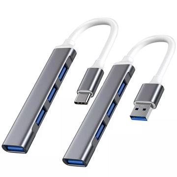 USB C HUB 3.0 Tip C 3.1 4 Port Çoklu Splitter Adaptörü OTG Xiaomi Lenovo Macbook Pro 13 15 Hava Pro PC Bilgisayar Aksesuarları