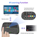 M9 Smart Wireless Mini Keyboard Bluetooth-compatible 2.4g Dual Mode Touchpad Colorful Backlight Keyboard