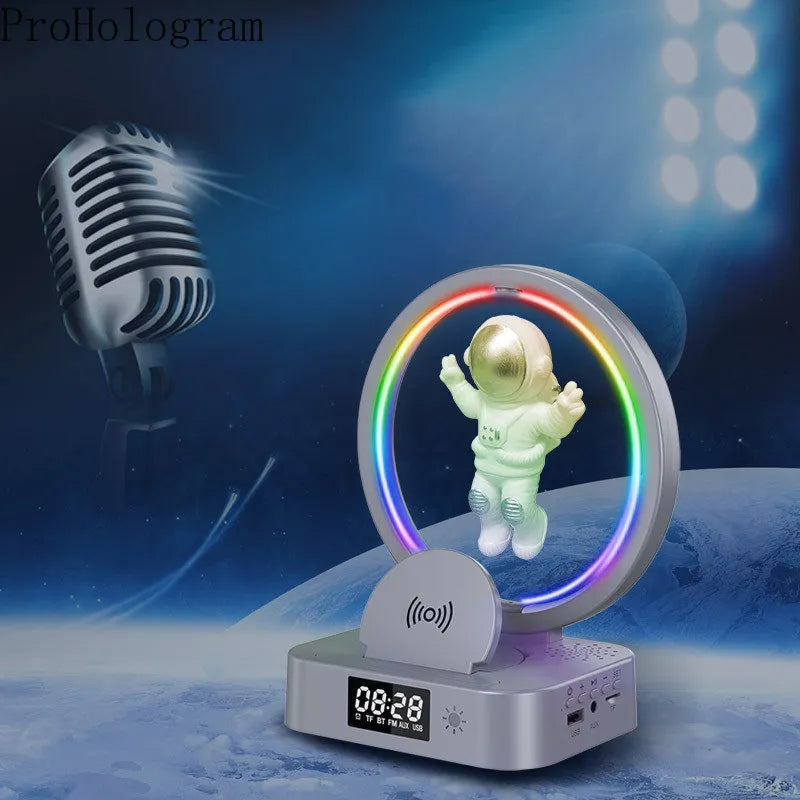 Magnetic Levitation Lamp Bluetooth Speaker Astronaut Home Creative Mini Radio Outdoor Home Decoration Floating Light Decoration