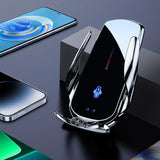 Phone Holder Wireless Car Charger GLR Q11 - 15W Fast Charging