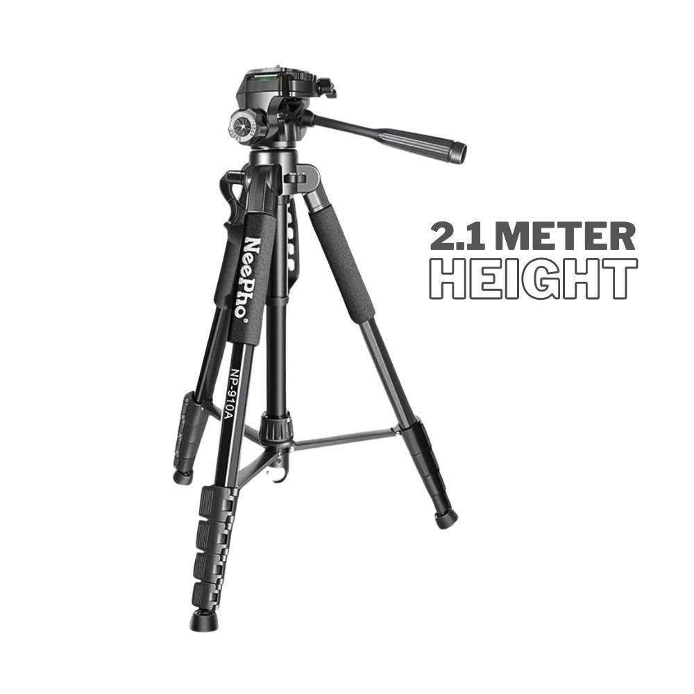 Tripod NeePho NP-910A - Taşınabilir Fotoğraf ve Video Çekimi, 210 cm