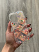 iPhone 16 Pro Max Compatible Case Transparent and Hologram Pillow Patterned Silicone Case